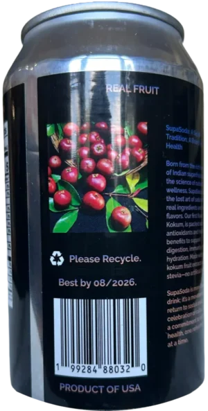 Kokum Soda (Zero Sugar) by SupaSoda