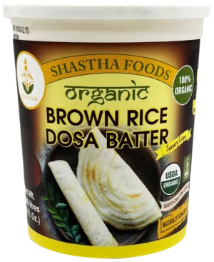 Organic_Brown_Rice_Dosa_Batter-Front Organic Brown Rice Dosa Batter by Shastha Foods
