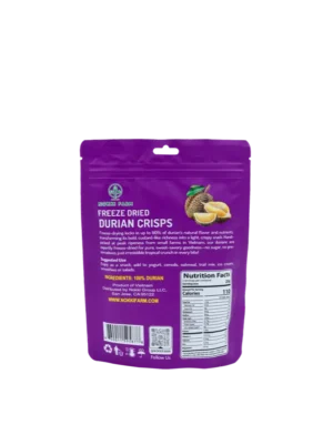 Freeze-Dried Durian (the King of Fruits) Crisps by Nokki Farm