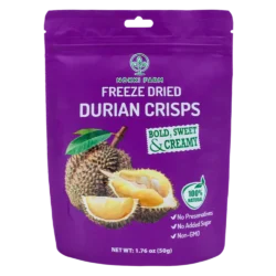 Durian_Product_Front Freeze-Dried Durian (the King of Fruits) Crisps by Nokki Farm
