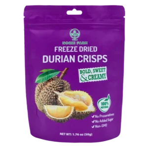 Freeze-Dried Durian (the King of Fruits) Crisps by Nokki Farm