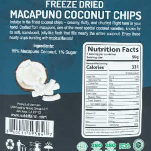 Freeze-Dried Macapuno Coconut Chips by Nokki Farm