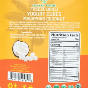 Freeze-Dried Macapuno Coconut Yogurt Cubes by Nokki Farm