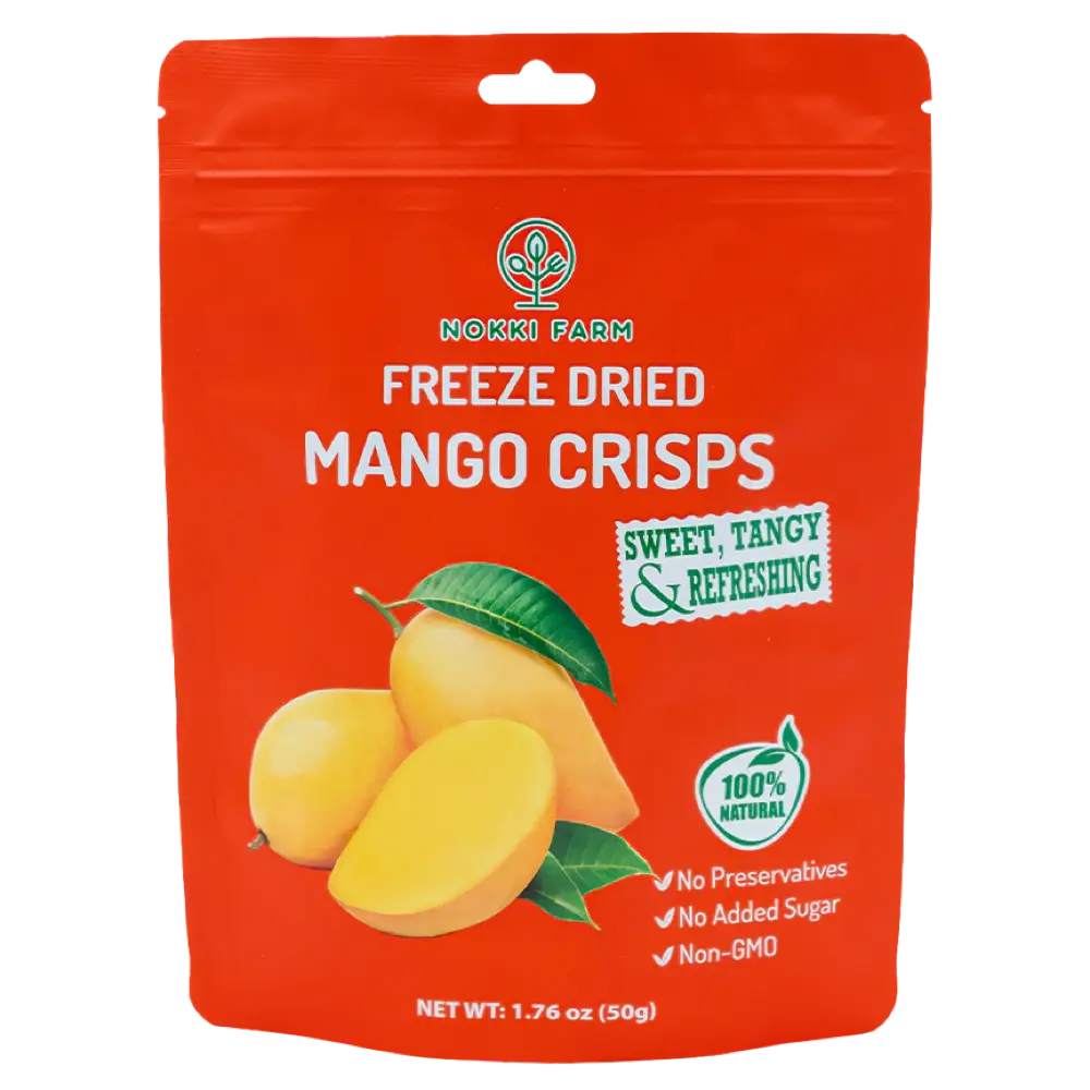 Freeze-Dried Mango Crisps by Nokki Farm