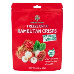 Freeze-Dried Rambutan Crisps by Nokki Farm