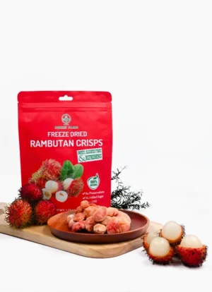 Freeze-Dried Rambutan Crisps by Nokki Farm