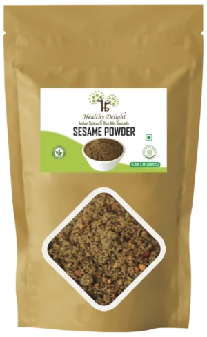 Sesame Powder - Front Sesame Powder by Healthy Delight