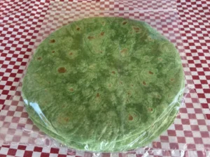 Spinach Flour Tortillas Spinach Flour Tortillas with Organic Flour & Real Spinach by Tortilleria La Milpa