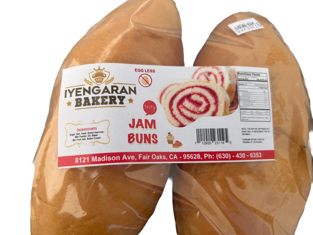 Jam Buns by Iyengaran Bakery
