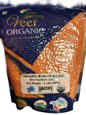 Veer Organic Masoor Malka Dal