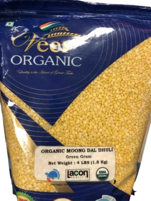 MoongDalDhulli4lb Veer Organic Moong Dal Dhulli