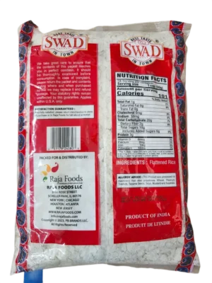 SwadPohaThin2lbBack Swad Poha Thin 2 lbs