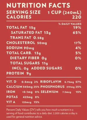 Alexandre A2/A2 Organic 6% Whole Milk by Alexandre Family Farm