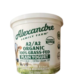 Alexandre A2/A2 Organic 100% Grass-fed Full Fat Yogurt by Alexandre Family Farm