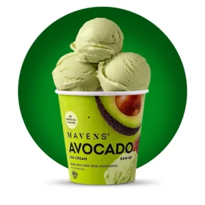 Avocado Ice Cream by Mavens Creamery