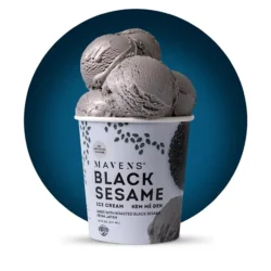 Black Sesame Ice Cream by Mavens Creamery