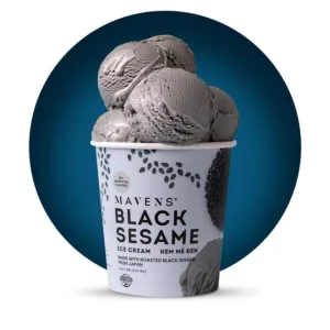 Black Sesame Ice Cream by Mavens Creamery
