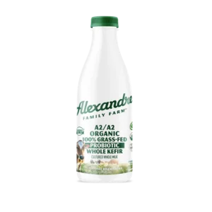 AlexandreFamilyFarmA2_A2Organic100_Grass-fedWholeProbioticKefir_SMALL_ Alexandre A2/A2 Organic 100% Grass-fed Whole Milk Probiotic Kefir
