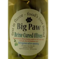 Brine Cured Olives