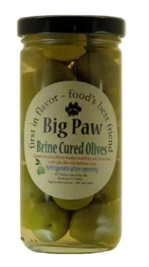 Brine Cured Olives 8 oz Brine Cured Olives