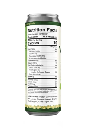 Jaljeera Soda - Back Jaljeera Soda by South Bay Naturals