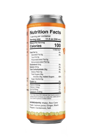 Panagam Soda - Back Panagam Soda by South Bay Naturals