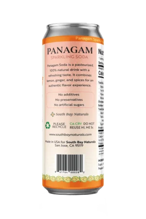 Panagam Soda - Side Panagam Soda by South Bay Naturals