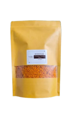 Dry Coconut Chutney-Spruno Dry Coconut Chutney by Sajuk Soul