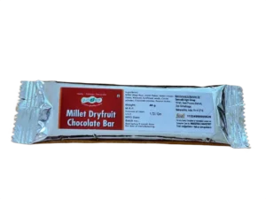 Millet Dryfruit Chocolate Bar - Back Millet Dryfruit Chocolate Bar (4 pack) by Gud2Eat