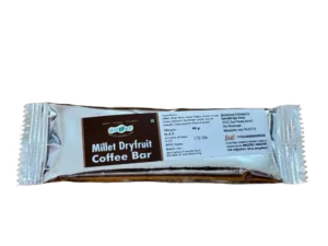 Millet Dryfruit Coffee Bar - Back Millet Dryfruit Coffee Bar (4 pack) by Gud2Eat