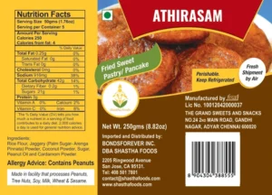 Athirasam (250g) by Grand Sweets and Snacks
