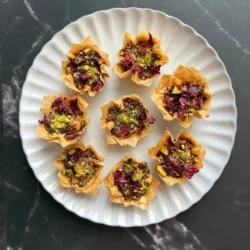 Chocolate Hazelnut Baklava by Blissful Bite