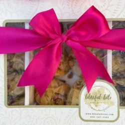 Mixed Nut and Gujiya Baklava Gift Box by Blissful Bite